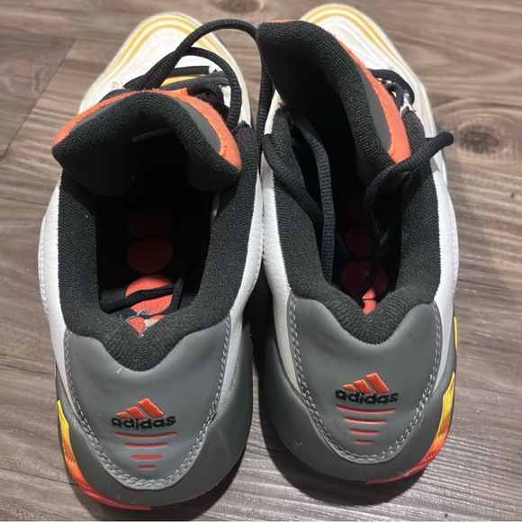 Adidas Agent Gil Restomod Shoes, white/yellow/orange Men’s size 10 - Picture 6 of 7